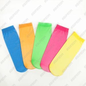 Calzino monouso per parchi gioco basic multicolor fluo